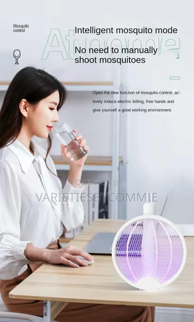 Foldable Automatic Rechargeable Mosquito Swatter Killer