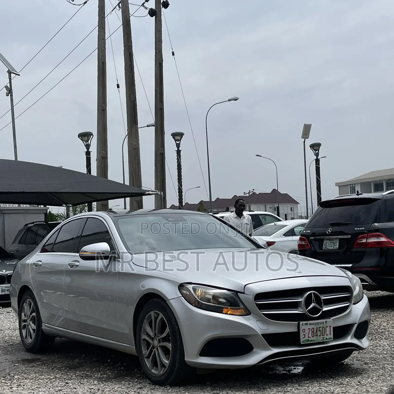 Mercedes-Benz C300 Luxury 4Matic Sedan AWD (2.0L 4cyl 7A) 2016 Silver