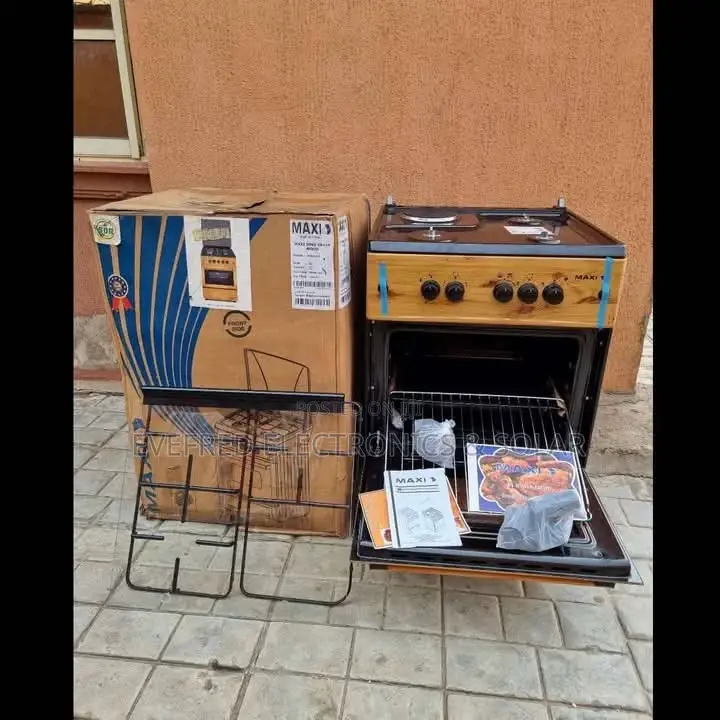 Brand New Maxi 60 by 60 Standing Gas Cooker With Built in Oven