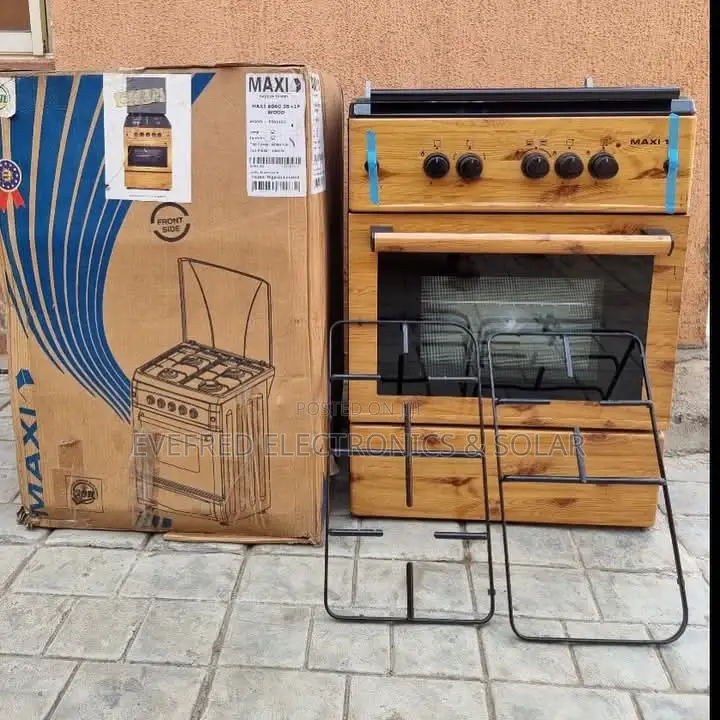 Brand New Maxi 60 by 60 Standing Gas Cooker With Built in Oven