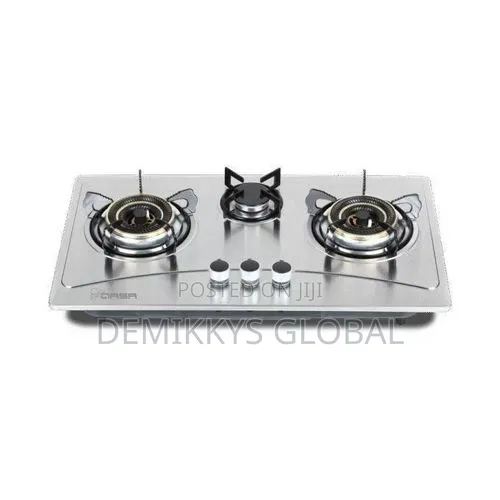 Qasa 3 Burner Auto Ignition Table Gas Cooker