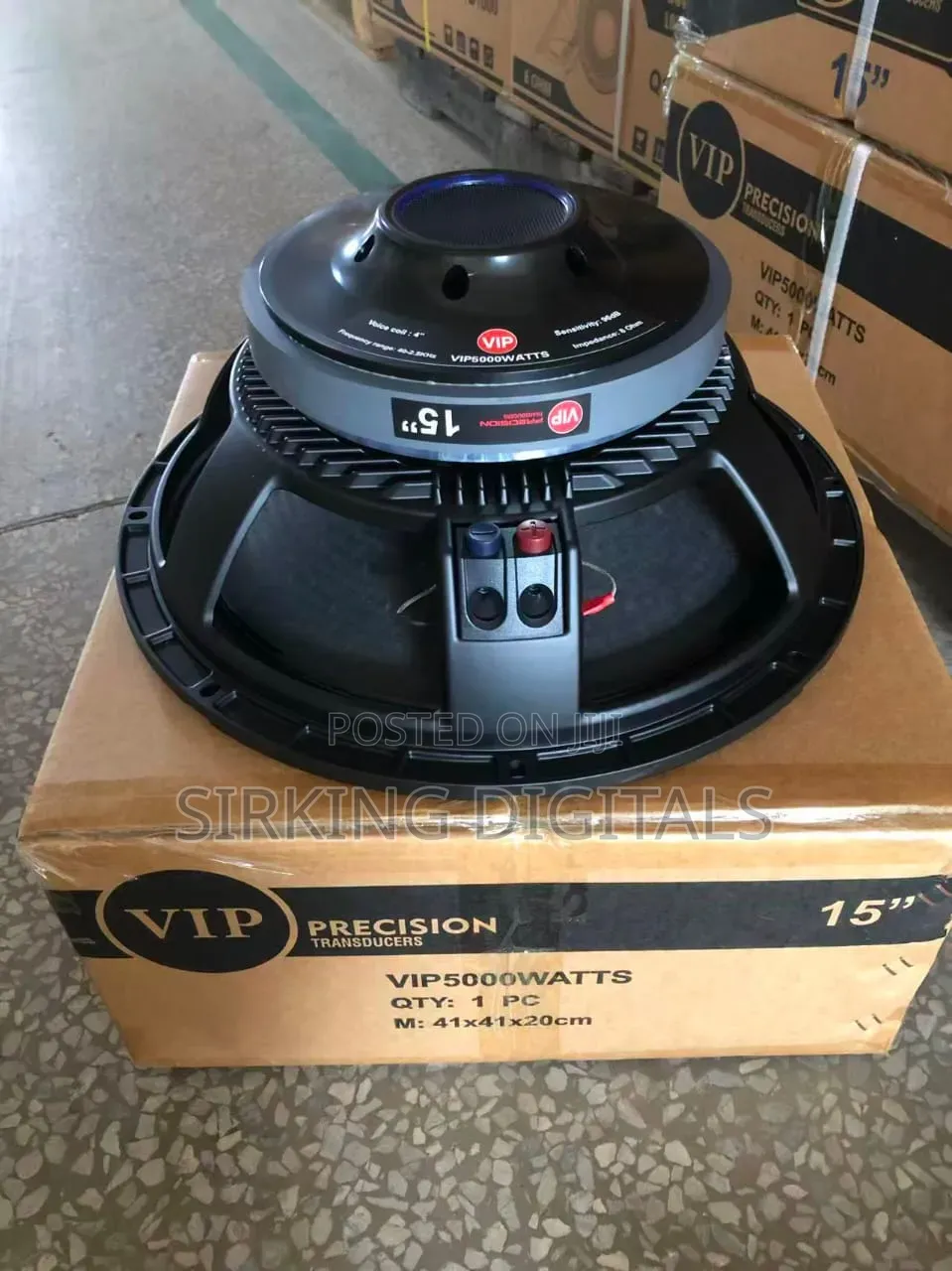 Vip 15" Inches 5000watts 100 Coil.