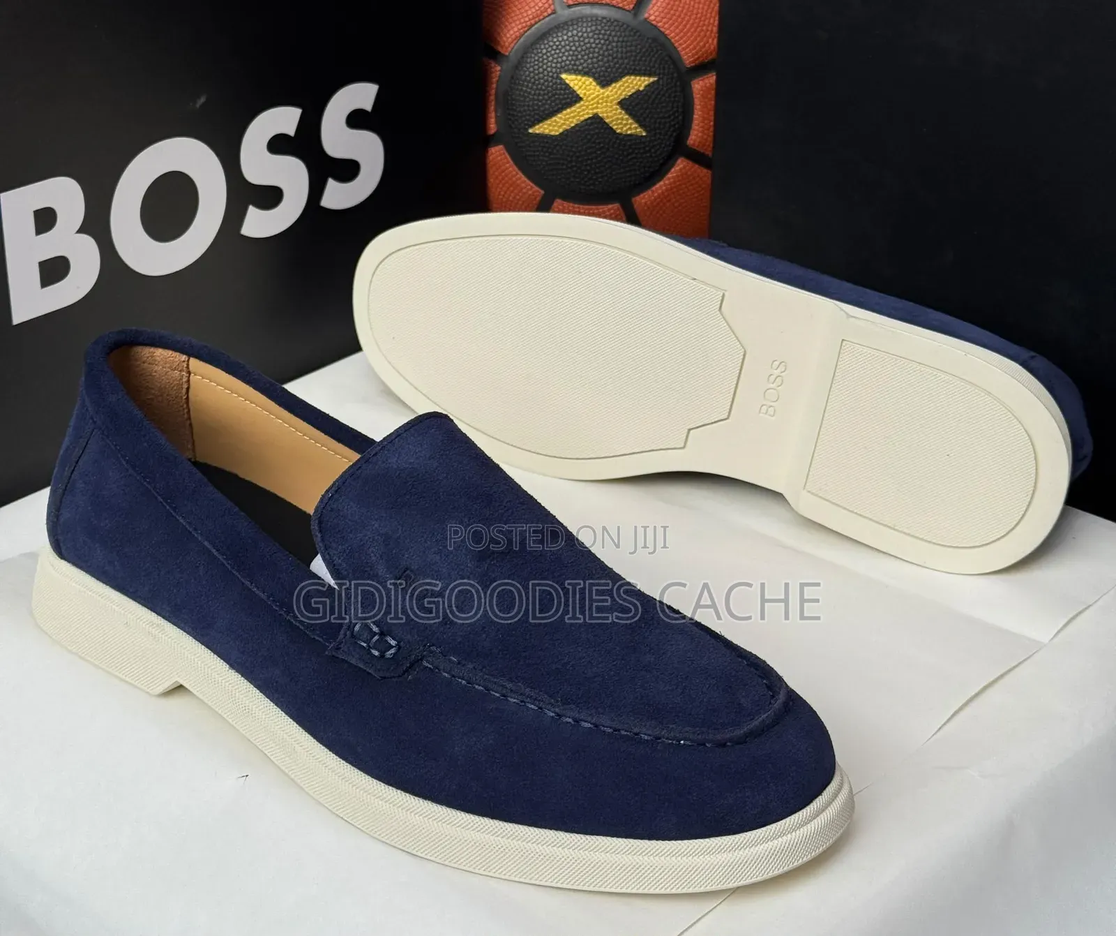 Suede Slip-on Boss Loafers