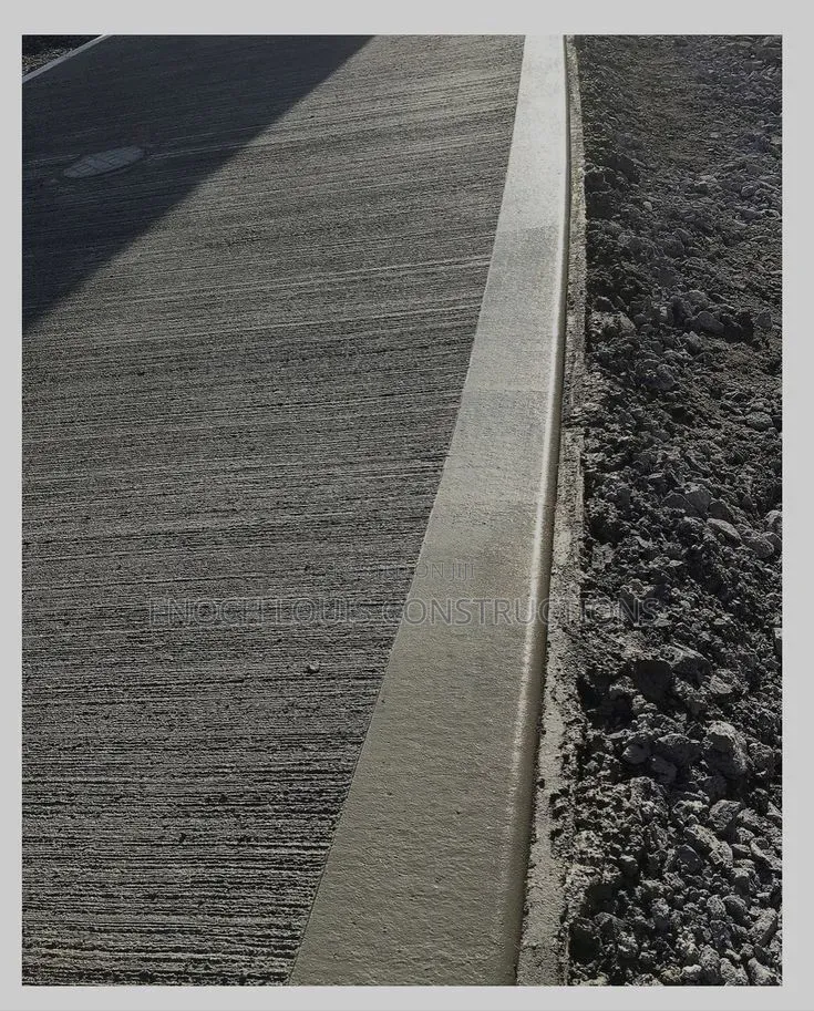 Heavy Duty Gutter And Concrete Pavement Road Construction