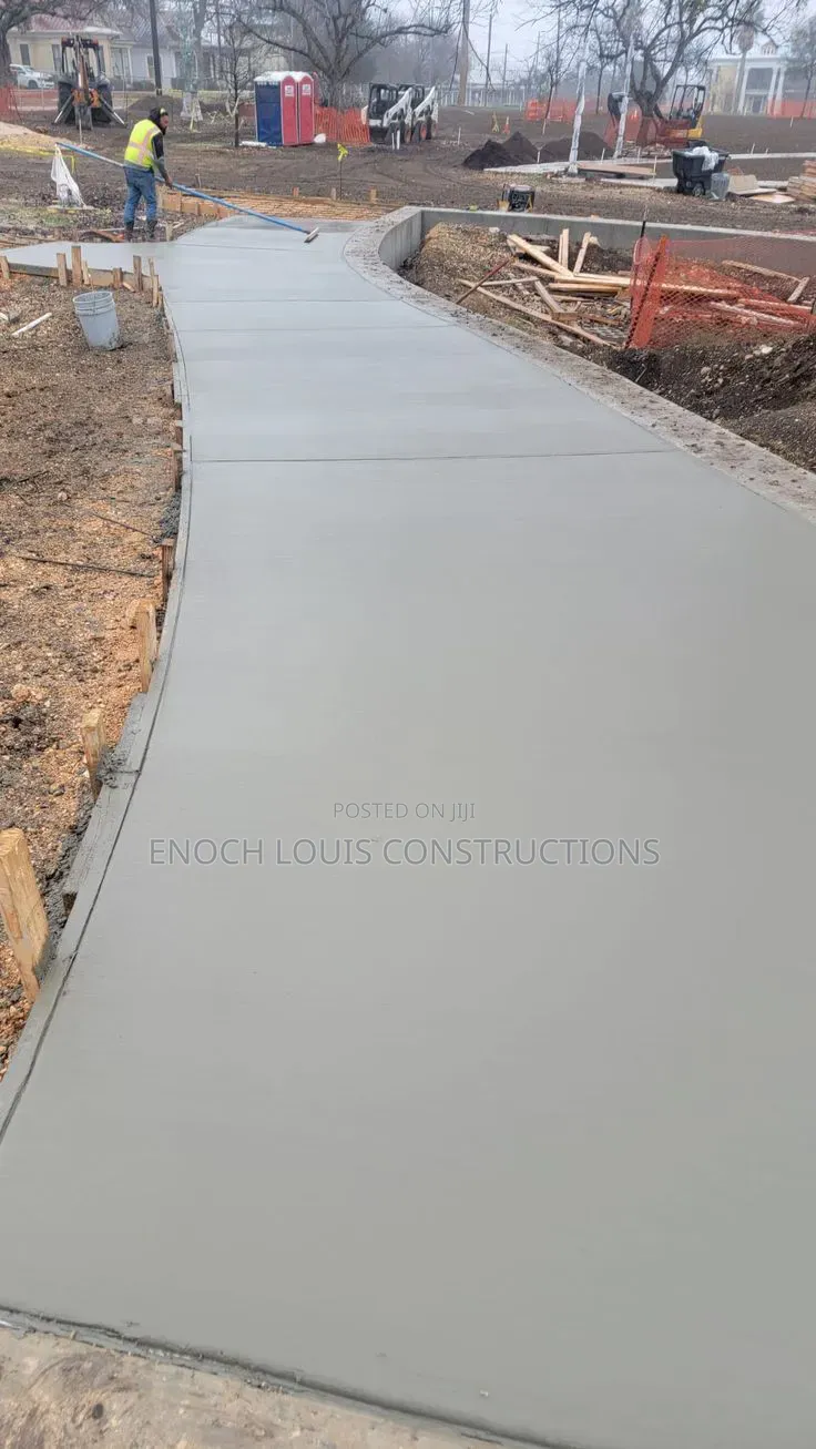 Heavy Duty Gutter And Concrete Pavement Road Construction