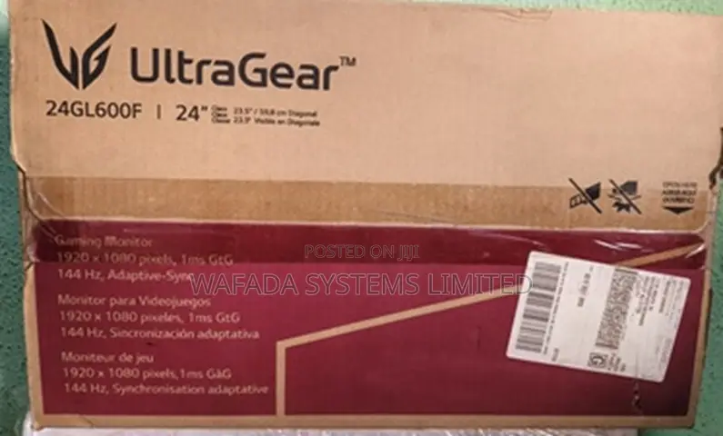 Lg Ultragear FHD 24-Inch Gaming Monitor 24gl600f