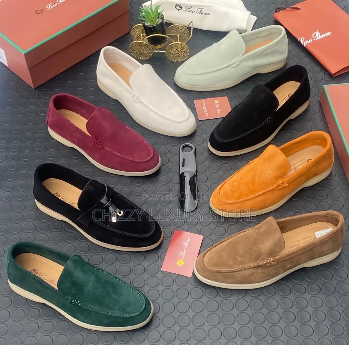 Loro Piana Quality Men Suede Shoe