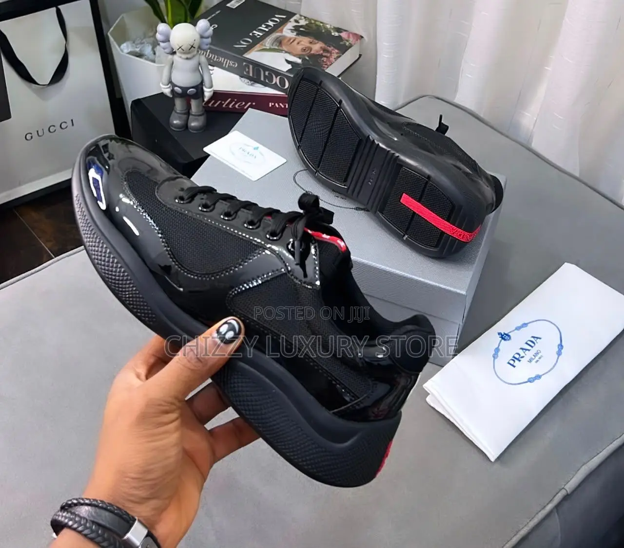 Prada Quality Luxury Men Sneakers