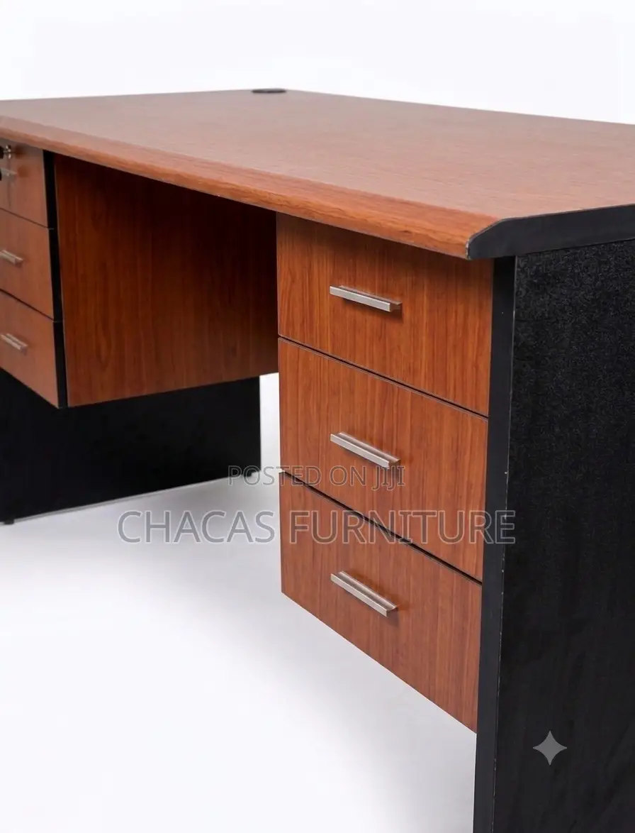 Premium Executive Office Desk With Two Sides Triple Drawers