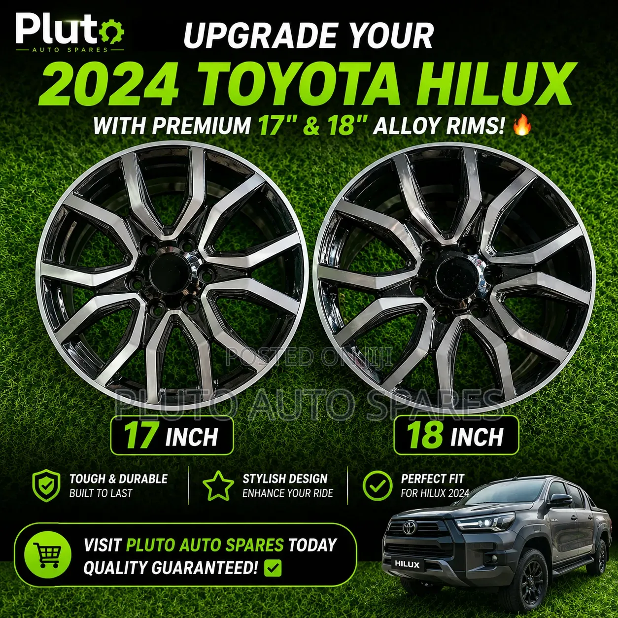 Hilux 18' Alloy Rims Available