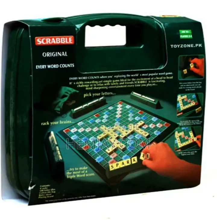 Quality and Portable Scrabble Board for Tournament (Briefcase Scrabble