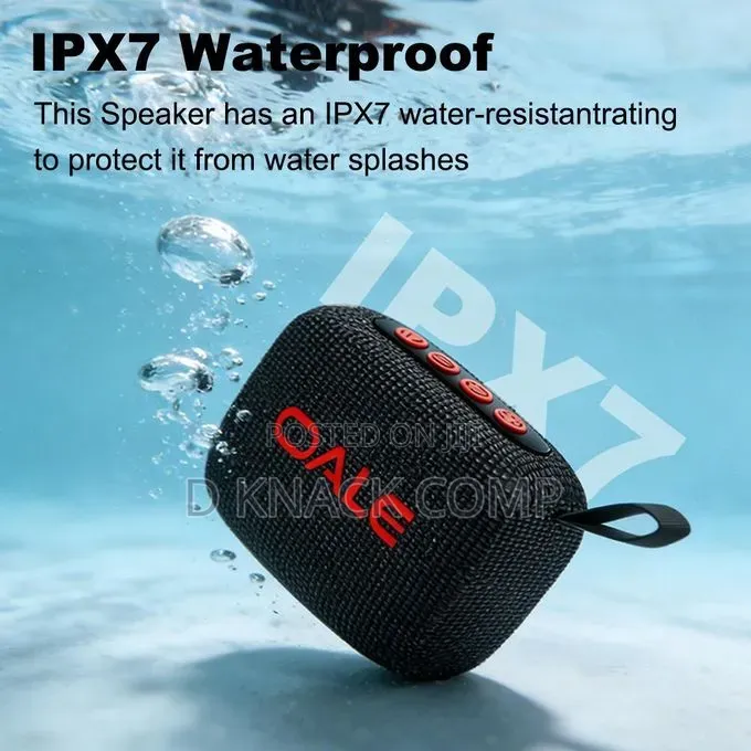 Oale Ibazz 80 Portable Bluetooth Speaker With Light, Ipx7 Waterproof