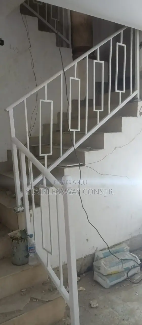 White Wrought Iron Railing
