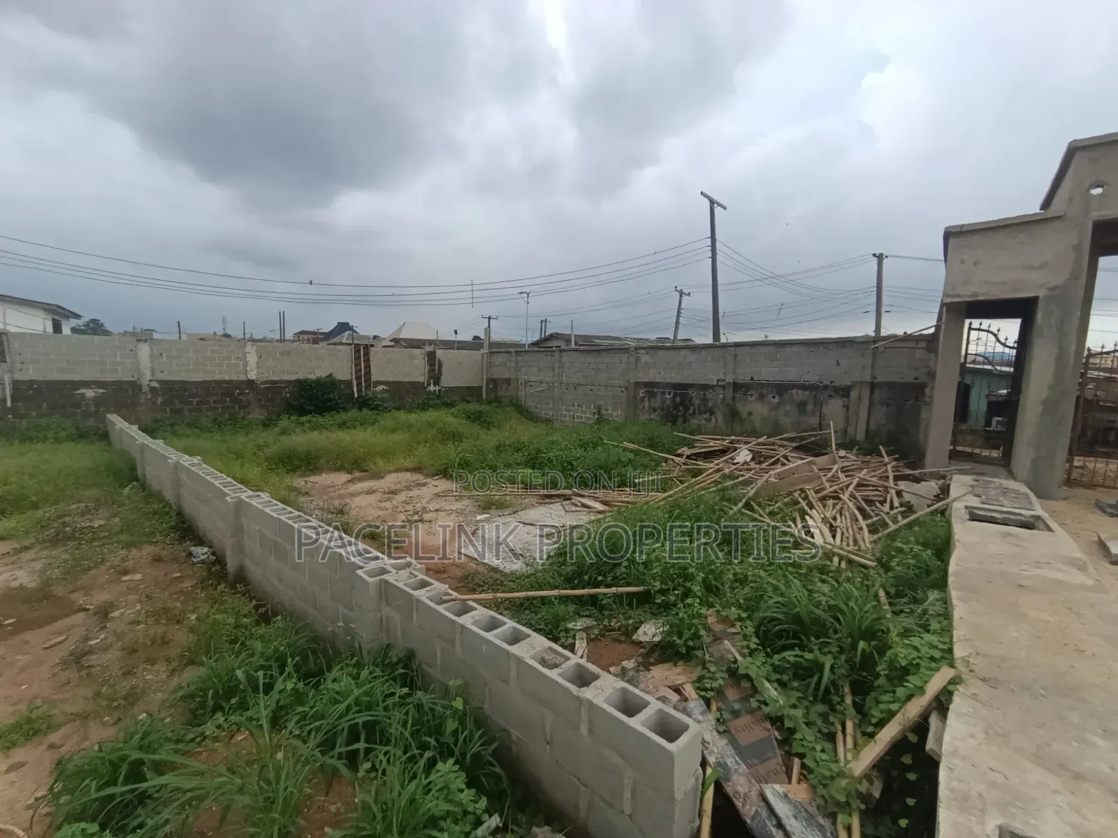 Investments Land in a Gated Estate With Security Personnel Good Road