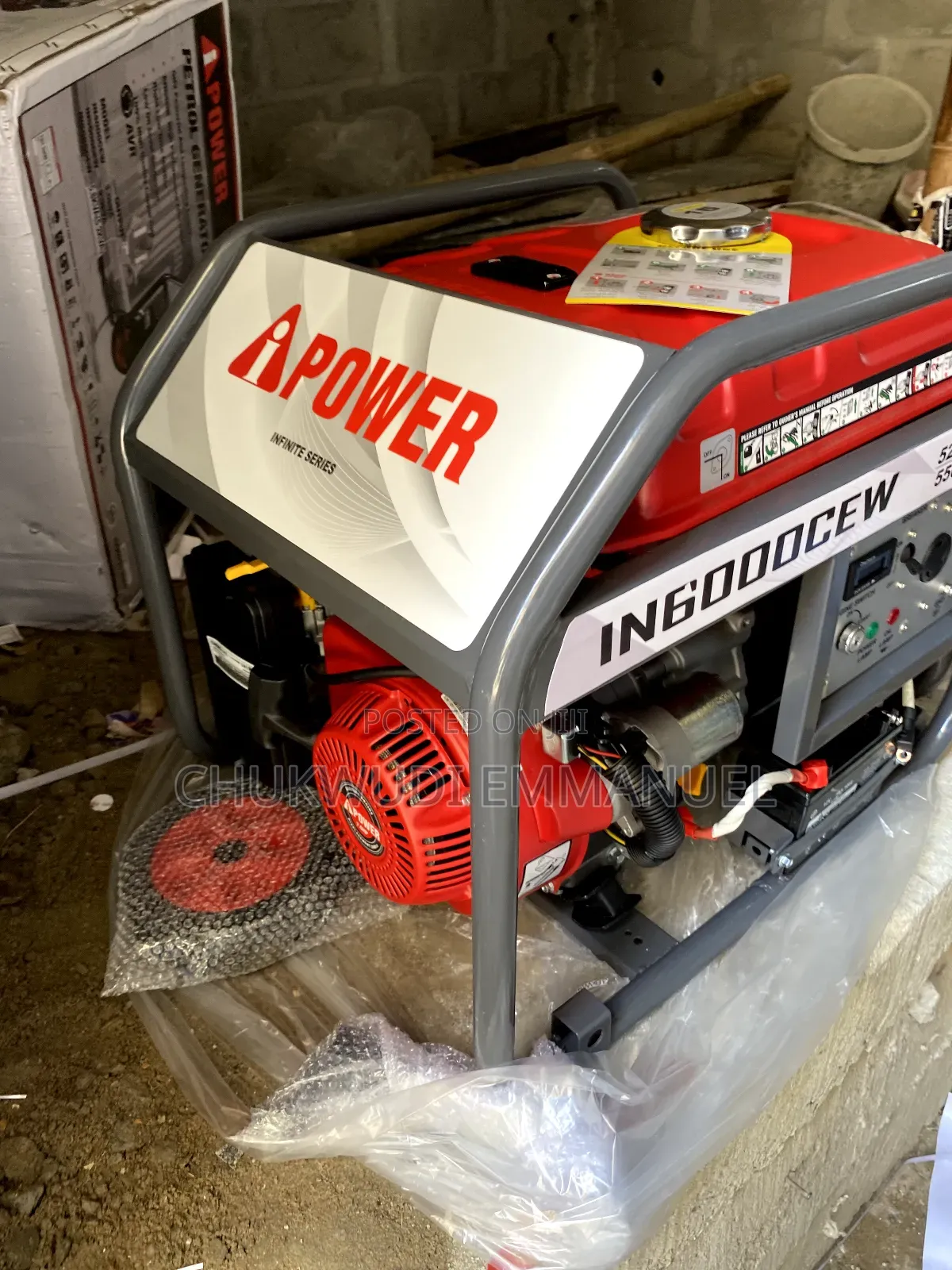 Ipower 5.5kva Key Start Petrol Generator With 100% Copper Coil