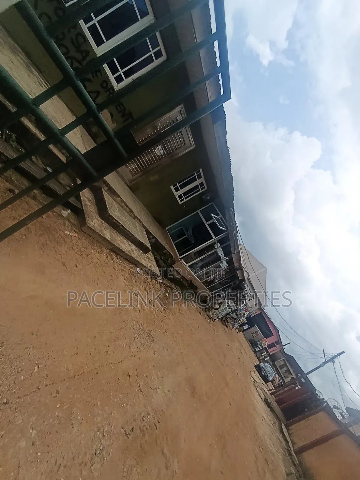 Half Plot of Land Corner Pieces on a Tarred Road