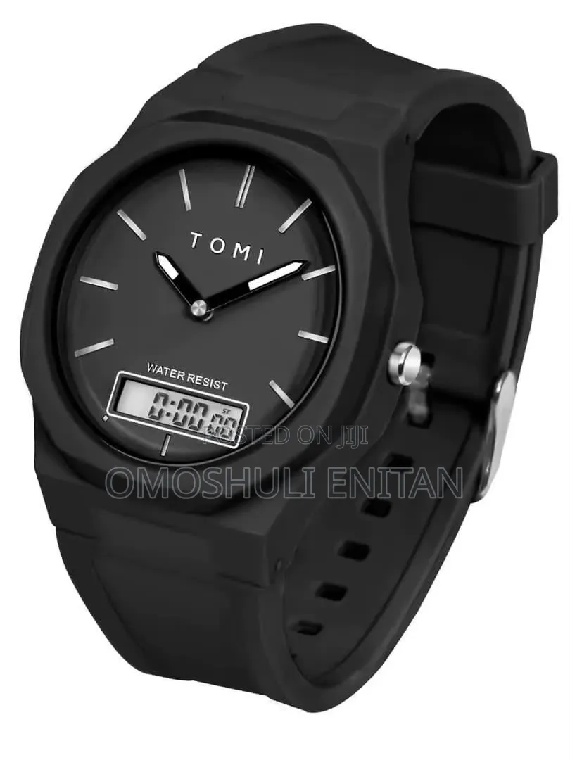 Tomi Analog-Digital Dual Display Quartz Watch