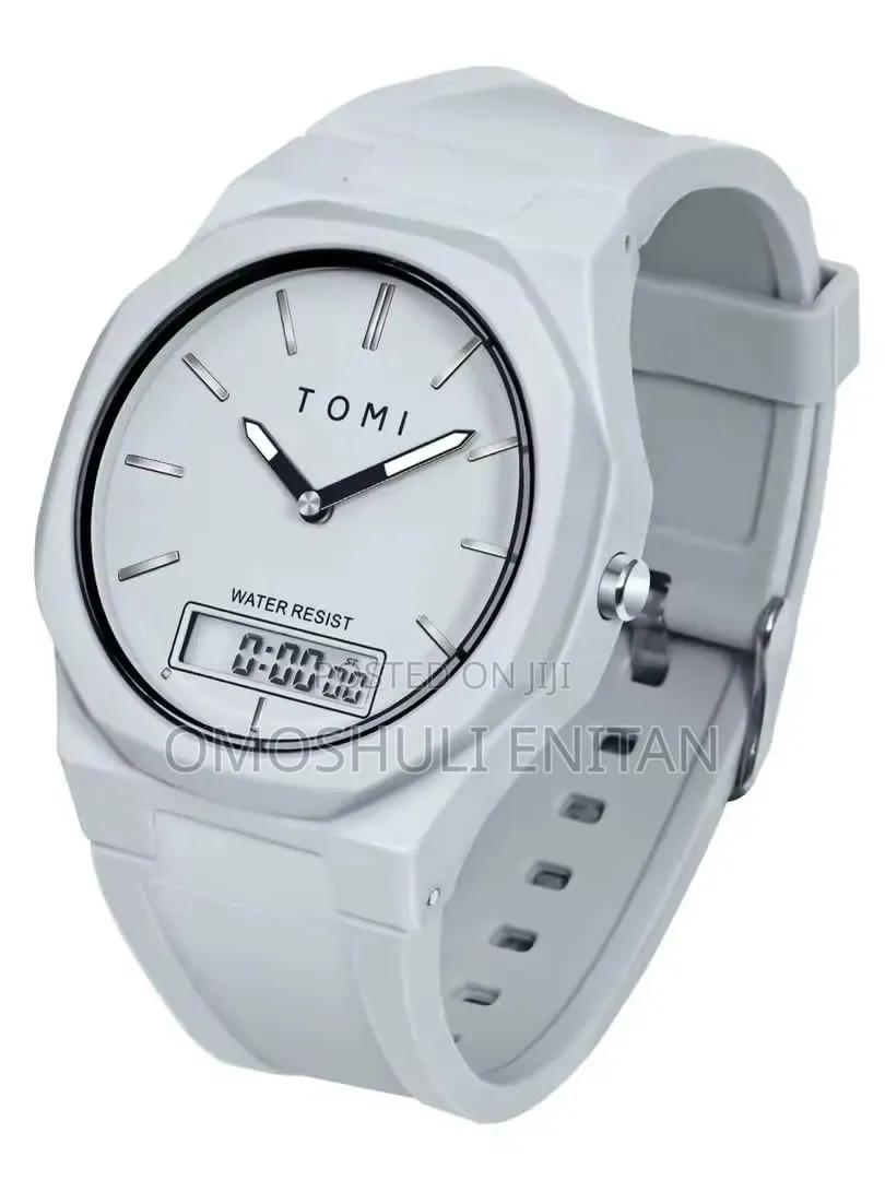 Tomi Analog-Digital Dual Display Quartz Watch
