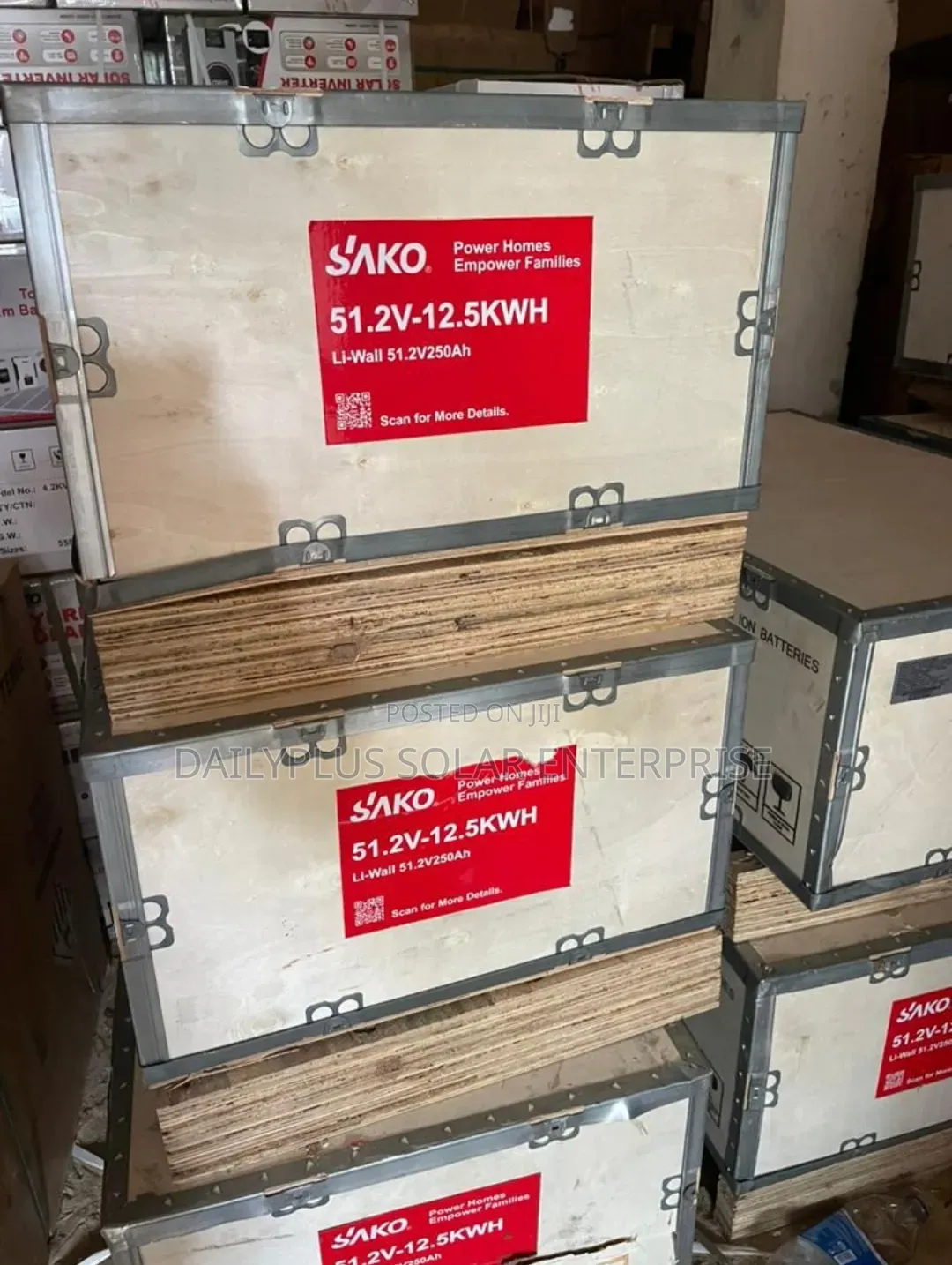 Sako 12.5kwh 51.2v Solar Lithium Battery
