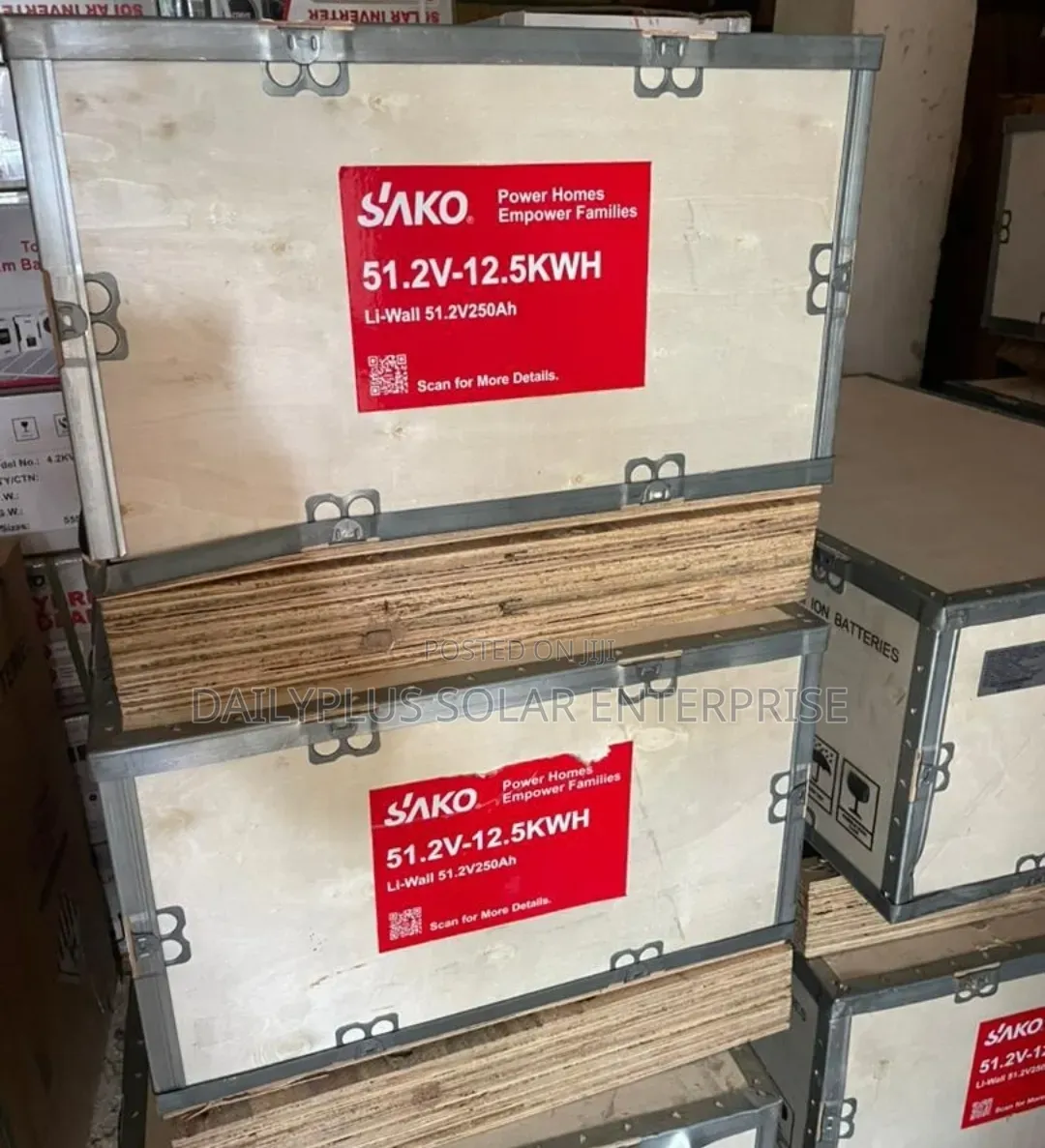 Sako 12.5kwh 51.2v Solar Lithium Battery