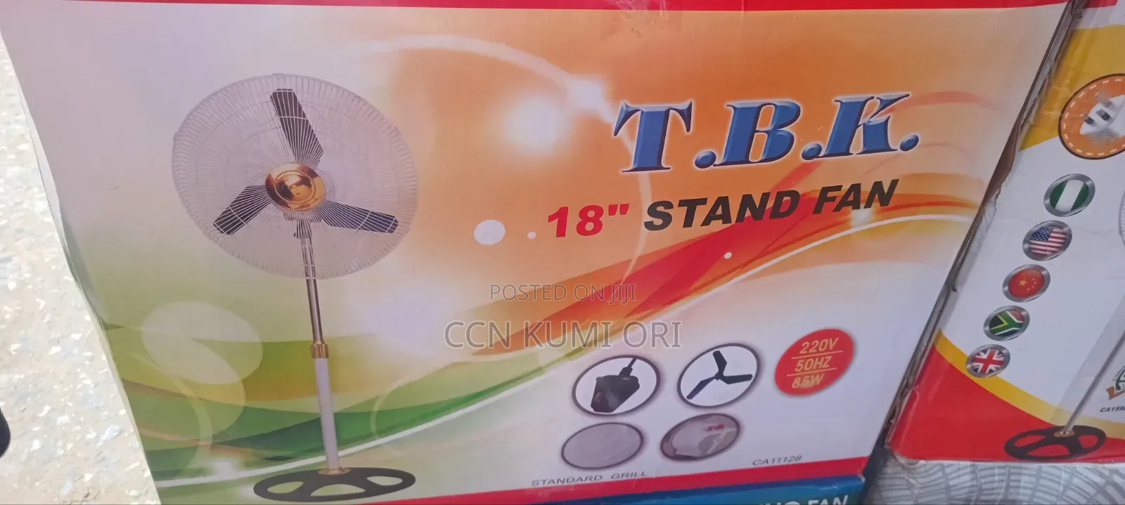 FBK 18-Inch Standing Fan