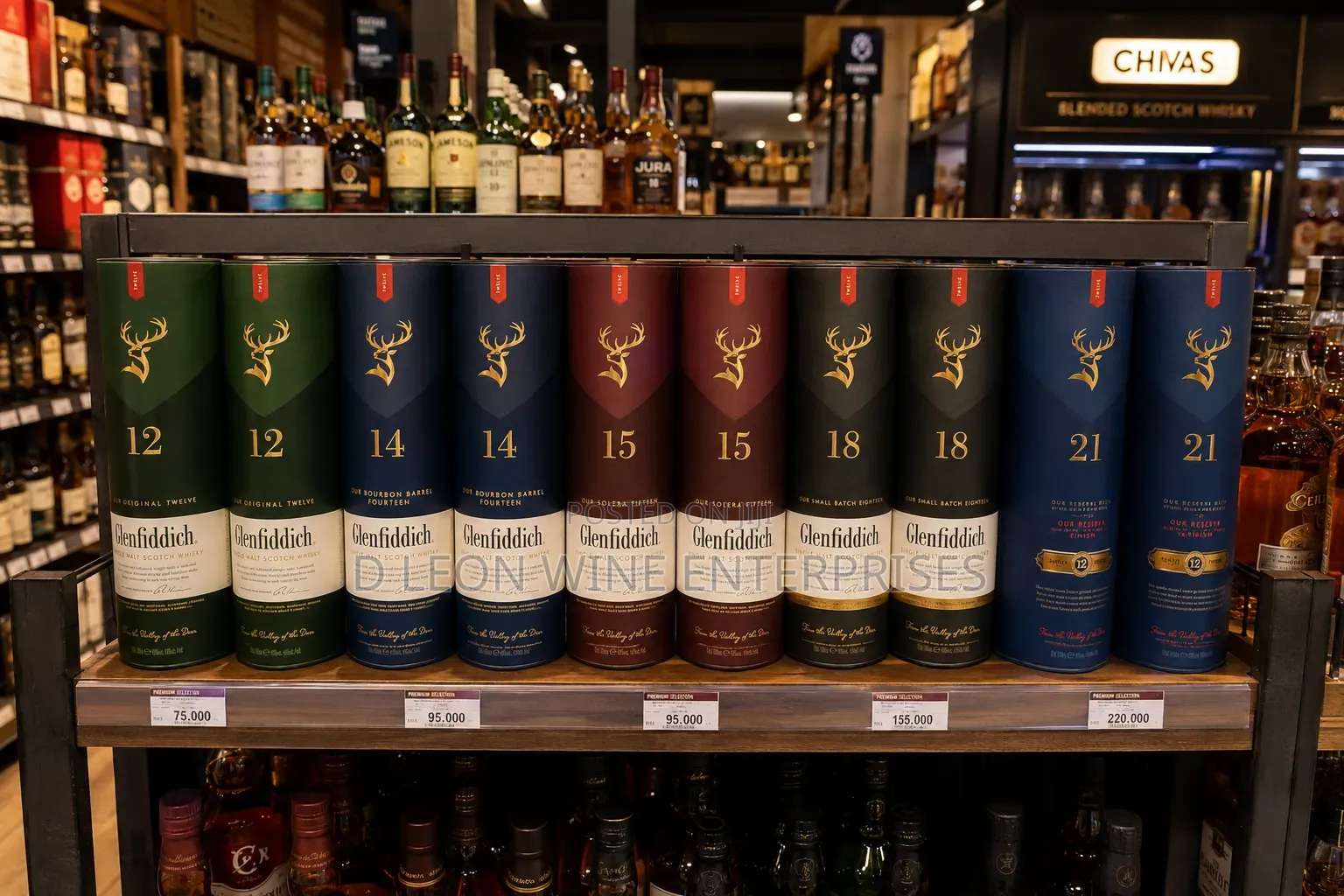 Glenfiddich 12 Years Cartoon by ( 12 Bottles )