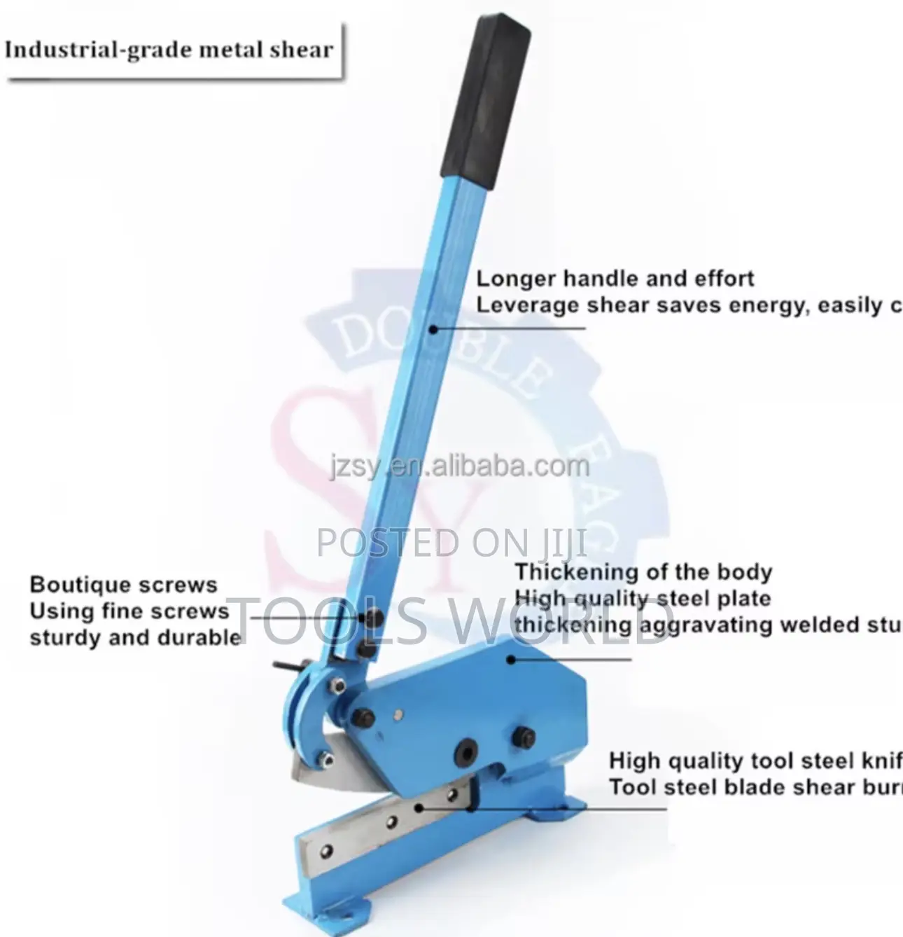 Industrial 12” Manual Plate Shear For Sheet Metal Fabrication