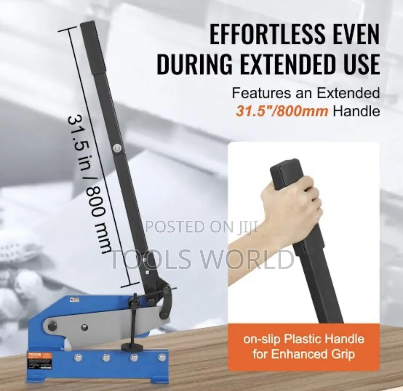 Industrial 12” Manual Plate Shear For Sheet Metal Fabrication