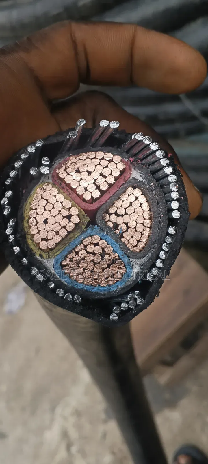 240mm 4core PVC/Swa/PVC Armoured Cable Nigeria