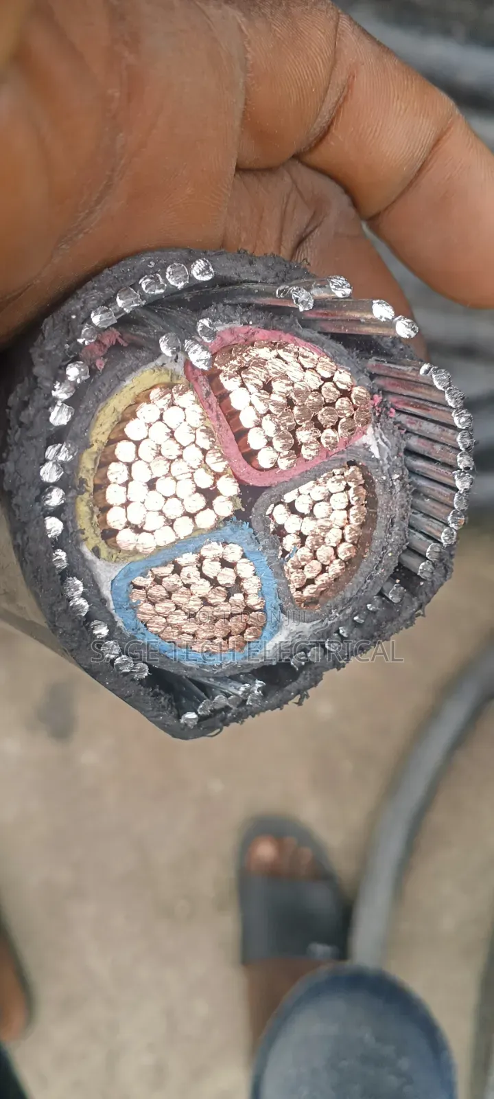 240mm 4core PVC/Swa/PVC Armoured Cable Nigeria