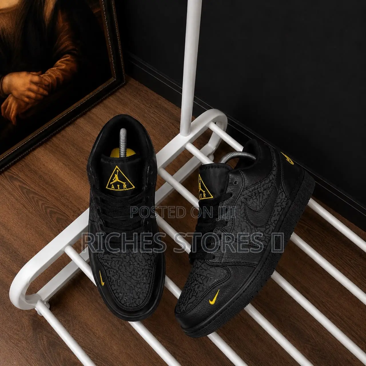 Air Jordan 1 Low Black Se Elephant