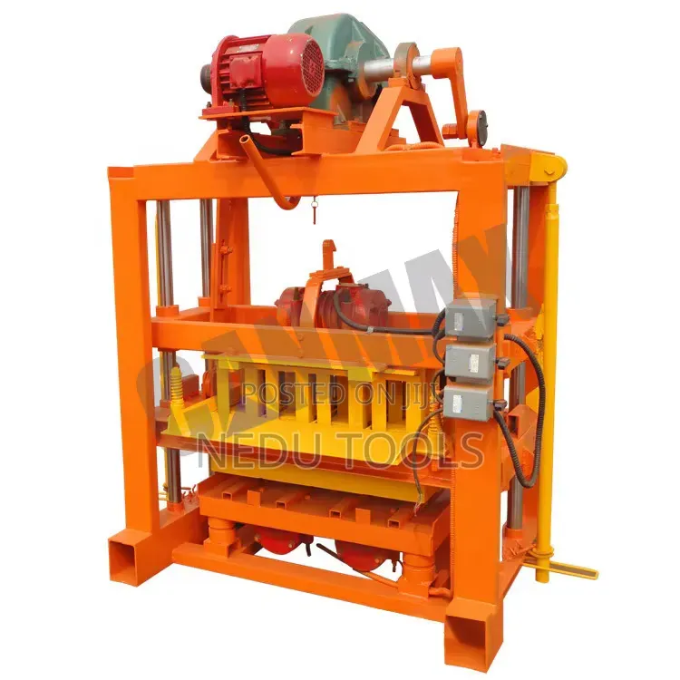 Block Moulding Machine With Pan Mixer