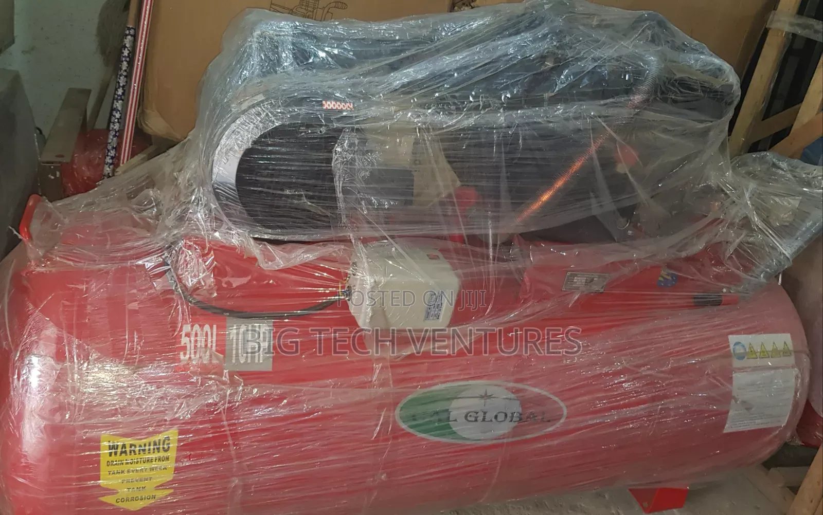 500-liter, 10-horsepower Industrial Air Compressor Is Designed