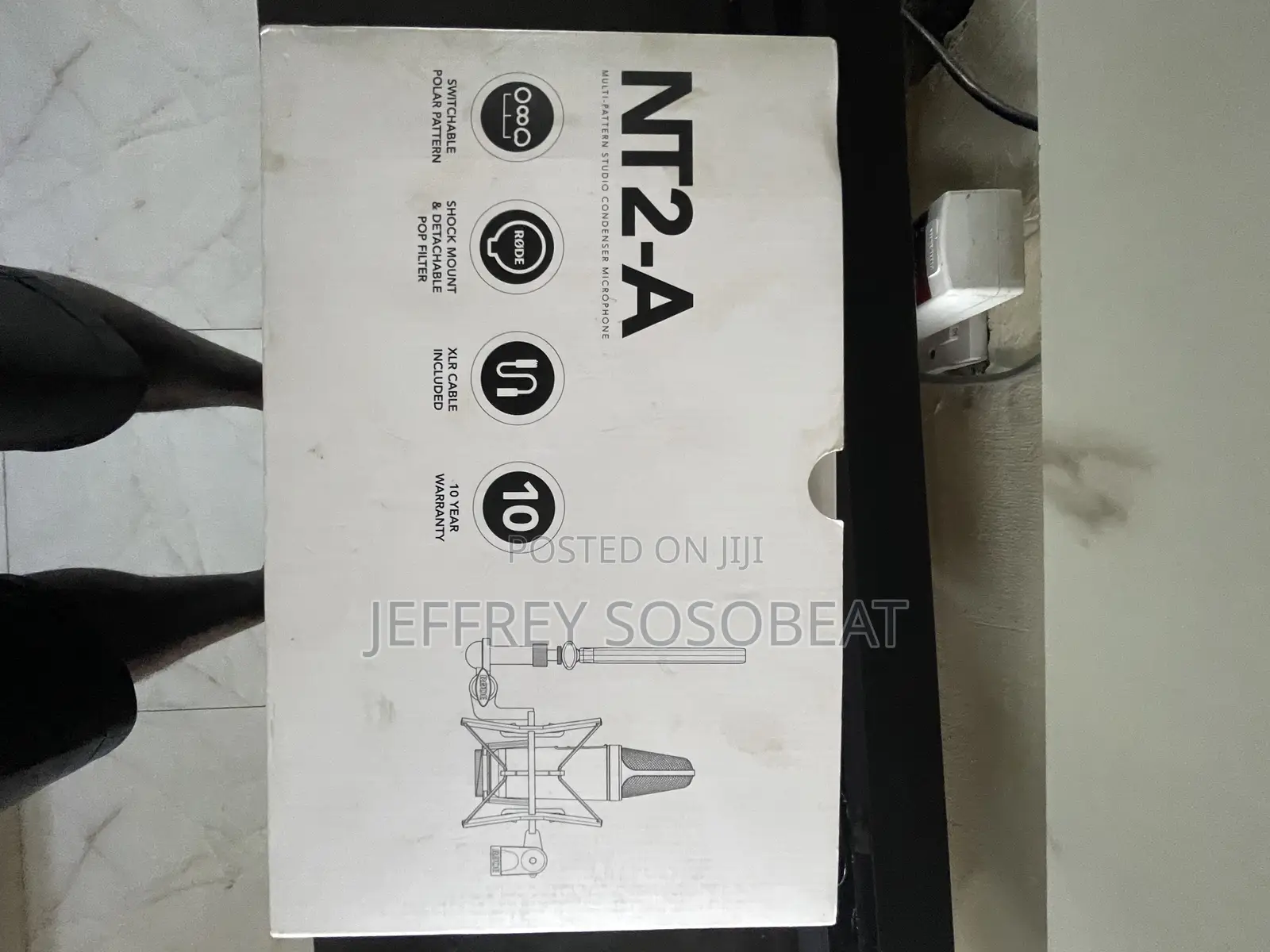 Open Box Rode Nt-2a Microphone Complete Set