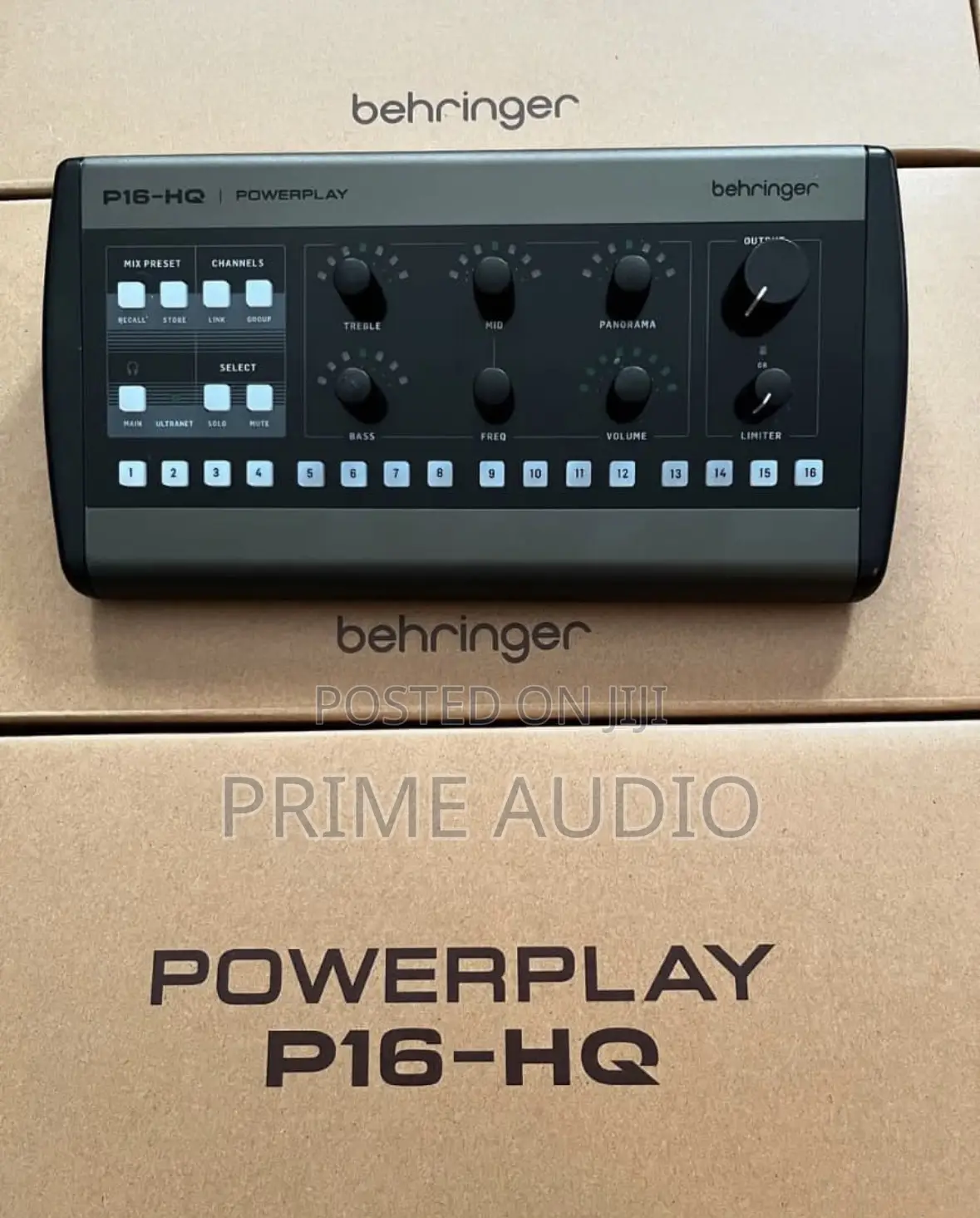 Behringer P16-Hq 16-Channel Personal Monitoring Mixer