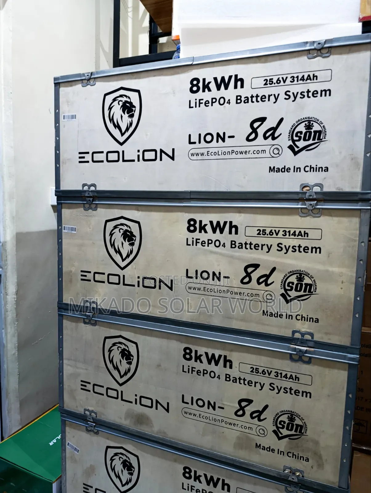 Ecolion 8kwh 24v Lithium Ion Battery – Reliable Long Backup Power