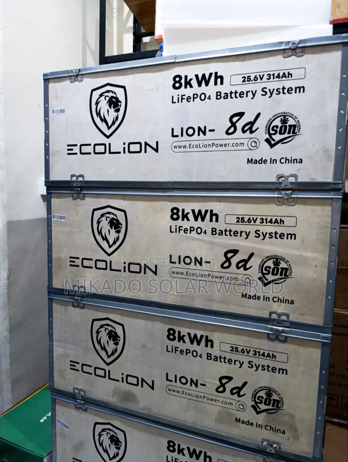 Ecolion 8kwh 24v Lithium Ion Battery – Reliable Long Backup Power