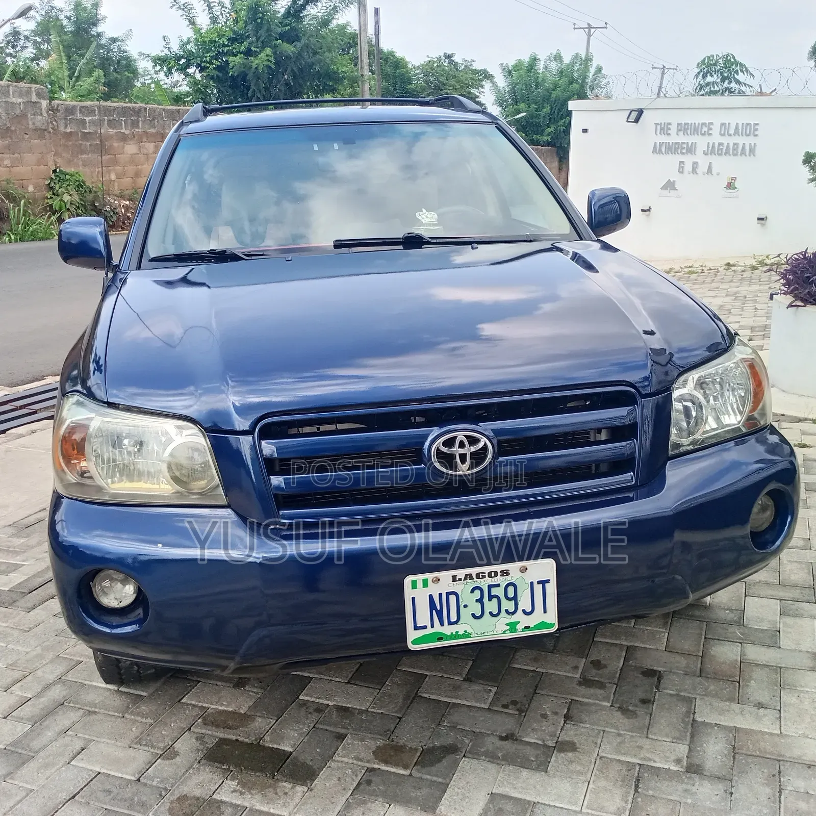 Toyota Highlander 2004 Blue