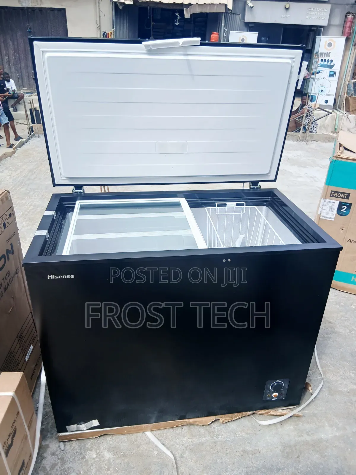Hisense 320sh Black Chest Freezer.