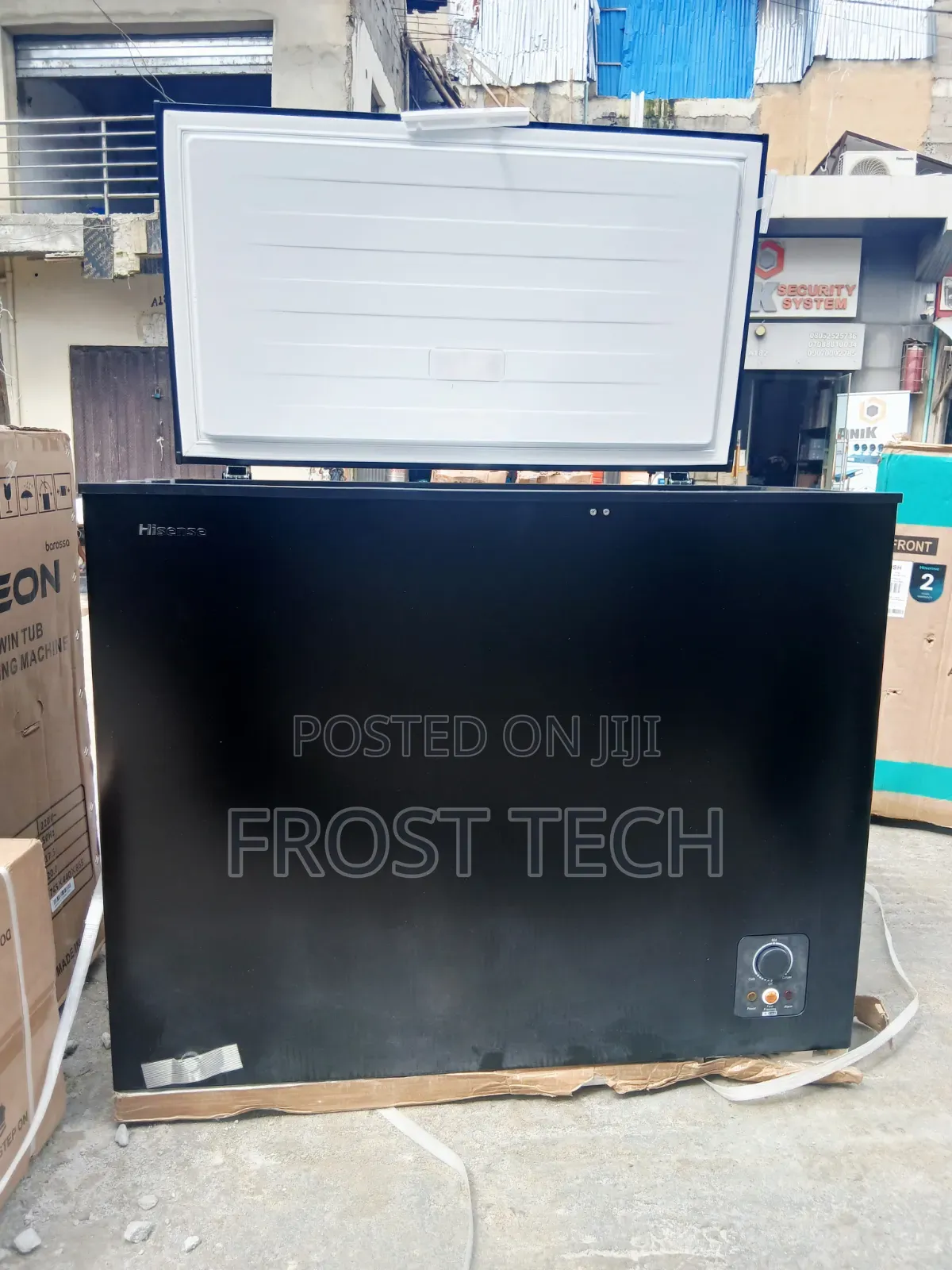 Hisense 320sh Black Chest Freezer.