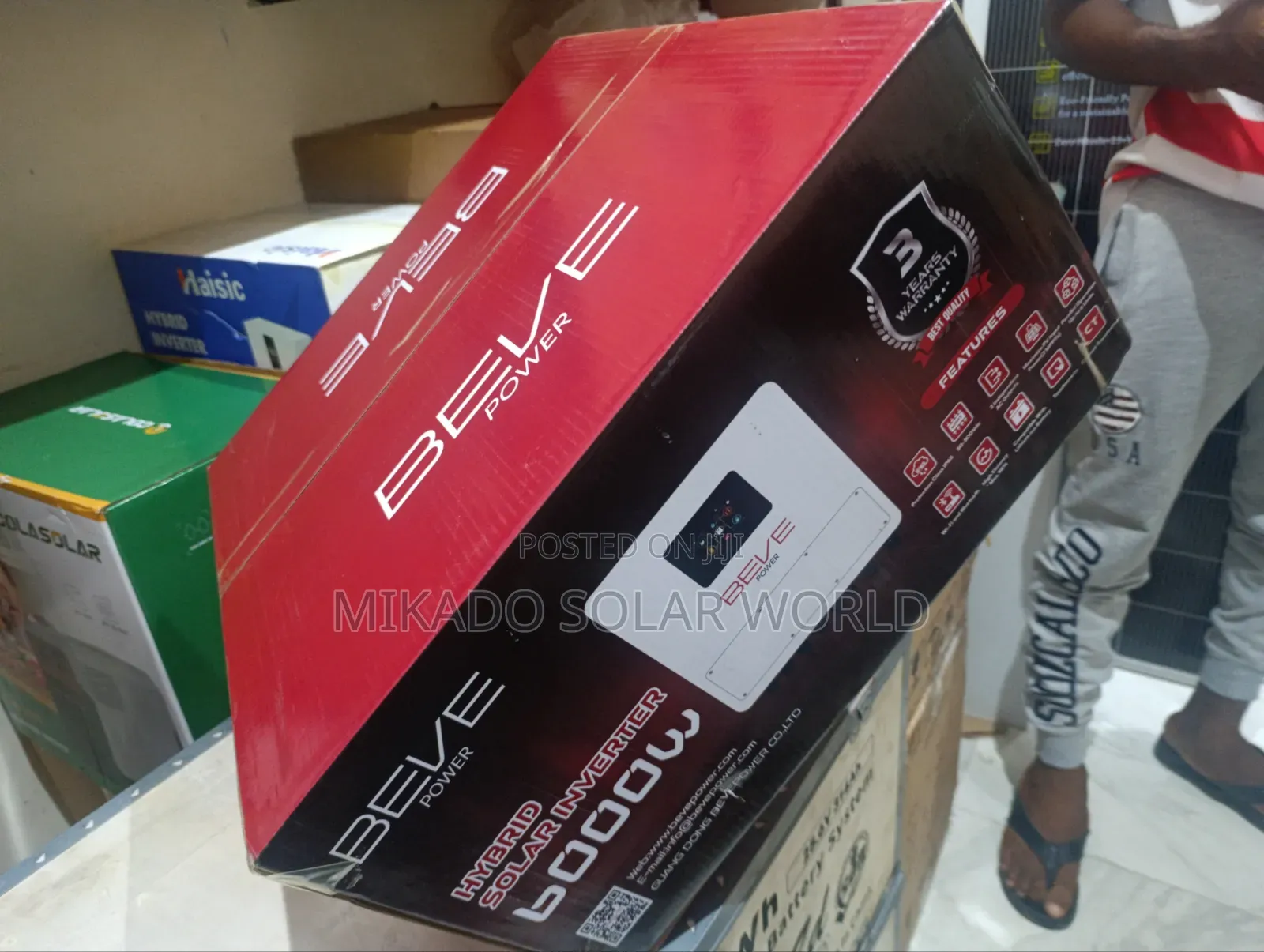 Beve 6kw Ip65 Dual MPPT Hybrid Solar Inverter –Reliable Power Solution