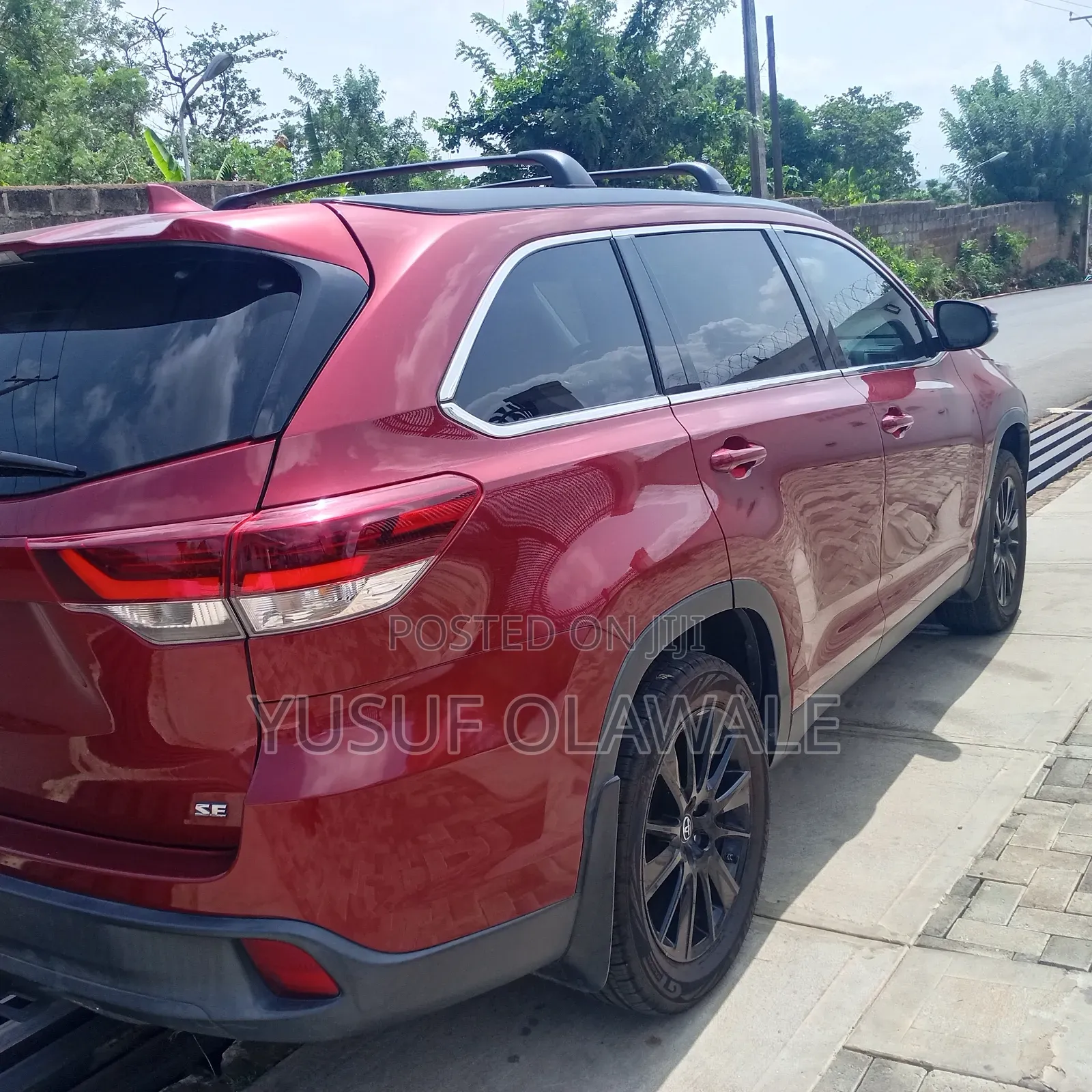 Toyota Highlander 2019 Burgundy