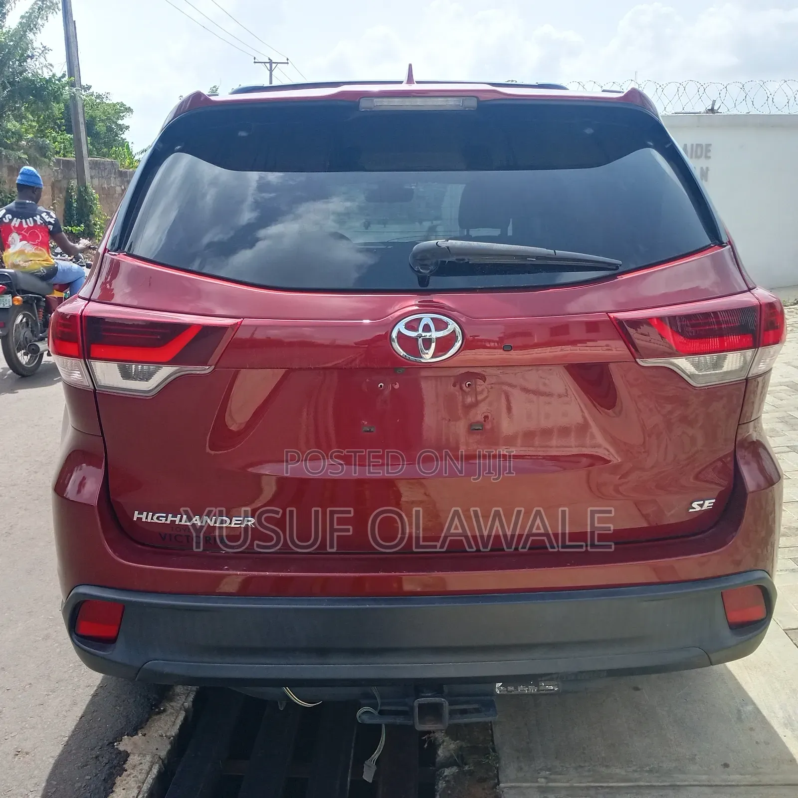 Toyota Highlander 2019 Burgundy