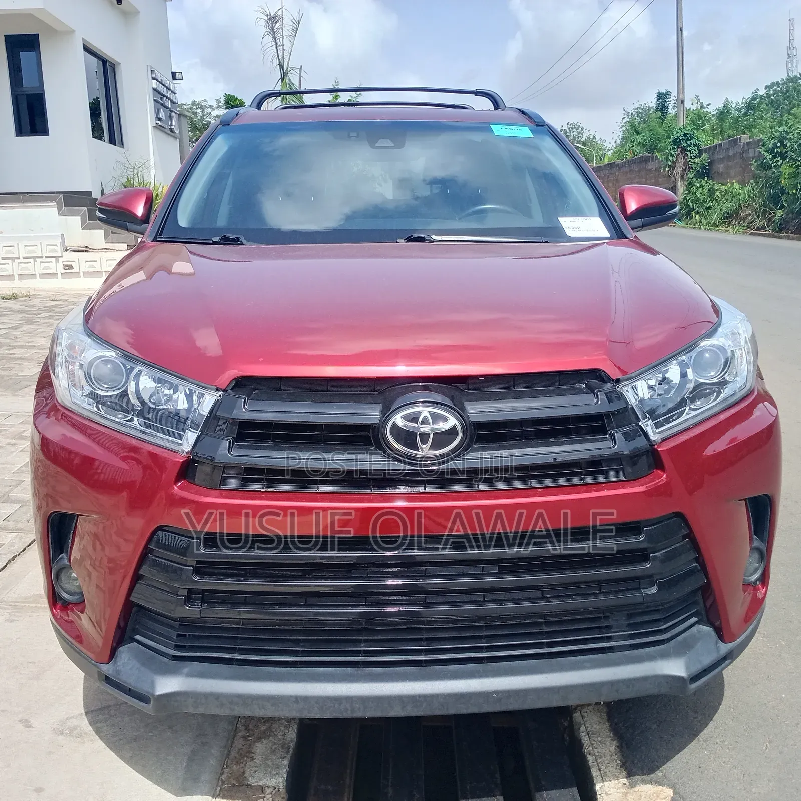 Toyota Highlander 2019 Burgundy