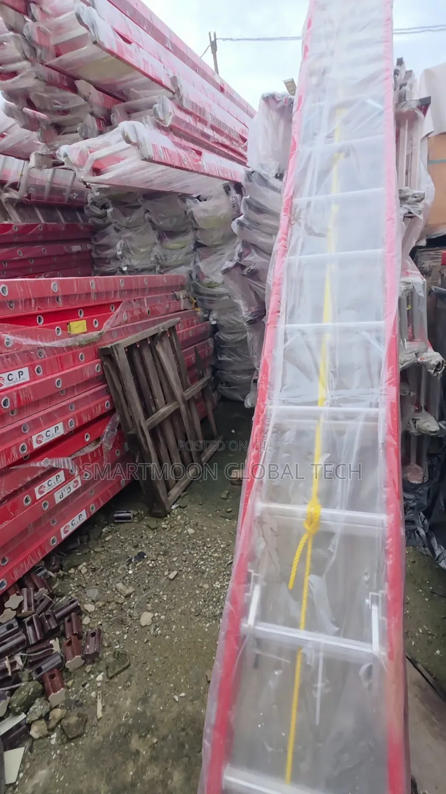 18 by 2 Fiberglass Ladder