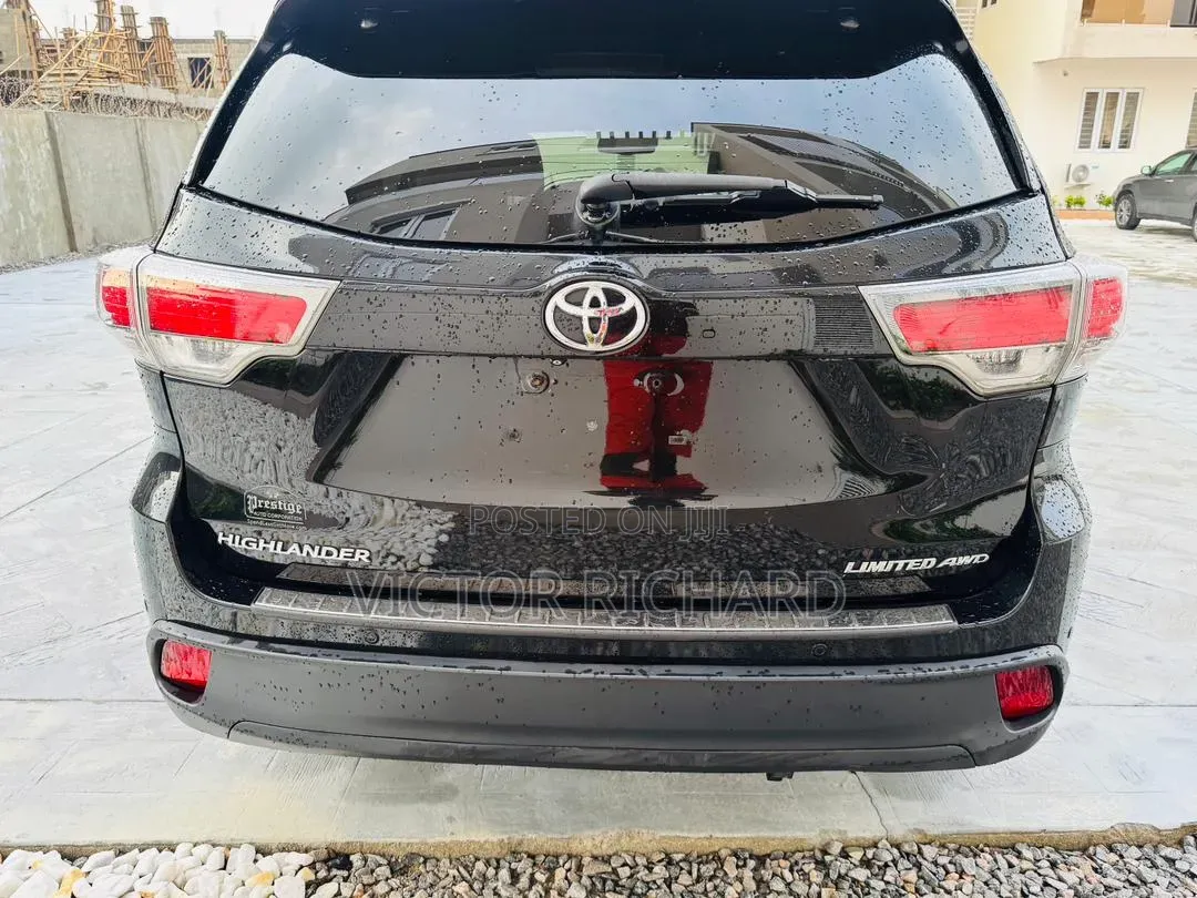 Toyota Highlander Limited V6 4x4 (3.5L 6cyl 6A) 2016 Black