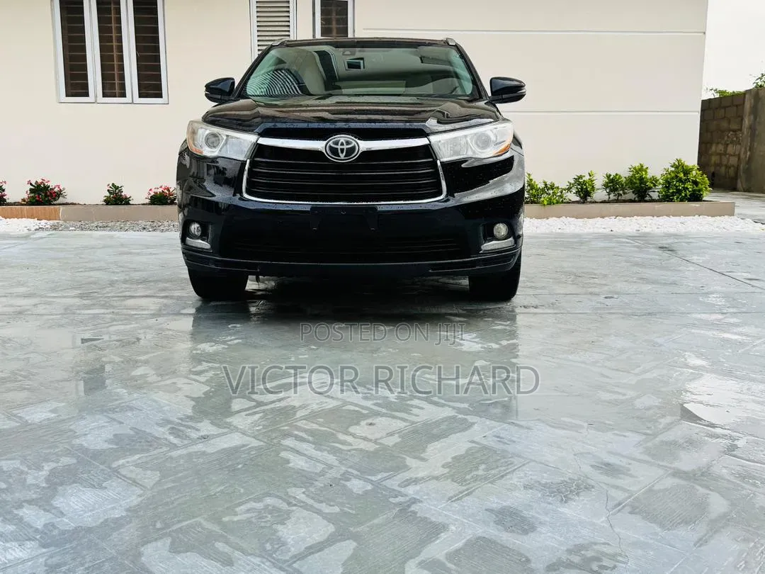 Toyota Highlander Limited V6 4x4 (3.5L 6cyl 6A) 2016 Black