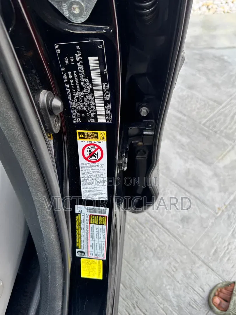 Toyota Highlander Limited V6 4x4 (3.5L 6cyl 6A) 2016 Black