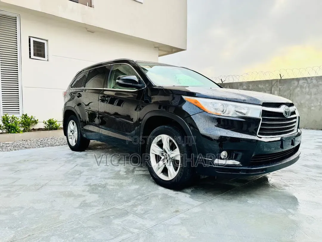 Toyota Highlander Limited V6 4x4 (3.5L 6cyl 6A) 2016 Black