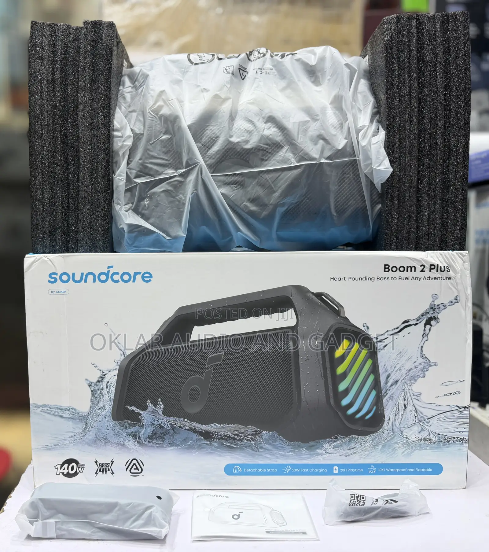 Anker Soundcore Boom 2 Plus 140watts Bluetooth Speaker ( Open Box)